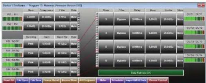Program 10 Memory (Hardware Response CLK) Gain Compression Filter Male B2 B1 0.0GHz 30.0GHz 1 PCB Male B2 B2 0.0GHz 20.0GHz 1 PCB Male Tracking Gain Mask IQ Male B2 B2/B1 Pink 5.0GHz 19 GEQ Male B2 B4/B2 Pink 5.0GHz 26 GDD Male B2 B5/B3 Pink 5.0GHz 19 GDD Male B2 B6/B4 Pink 5.0GHz 19 GEQ Male Data Return OK
