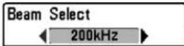 HUMMINBIRD 800 - Sonar Menu Tab - 1