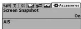 HUMMINBIRD 800 - Accessories Menu Tab - 2