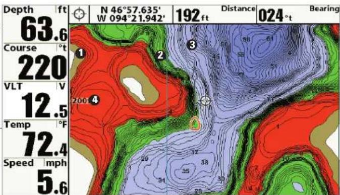HUMMINBIRD 800 - Lake List - 1
