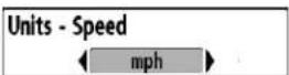 HUMMINBIRD 800 - Units - Distance - 1