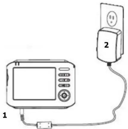 WHISTLER WGPX-635 - To Charge the Battery: - 1