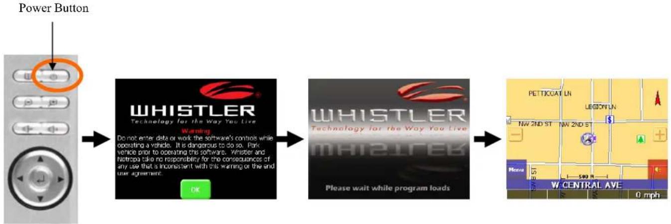 WHISTLER WGPX-635 - Startup - 1