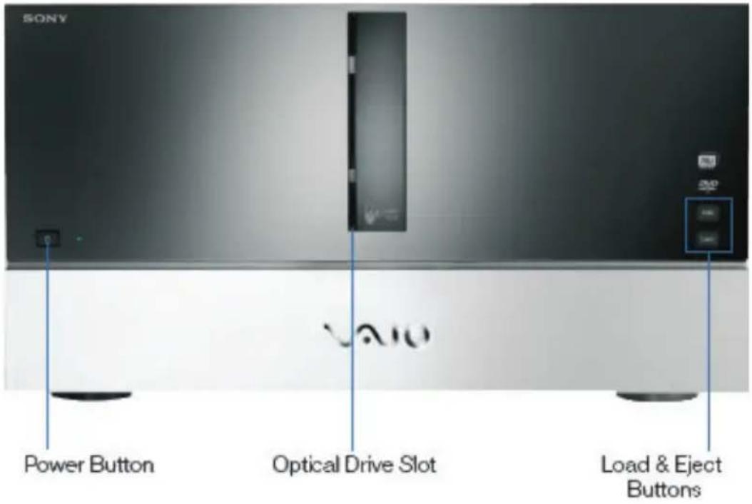 SONY Power Button Optical Drive Slot Load & Eject Buttons
