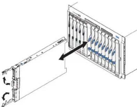 LENOVO eServer BladeCenter HS22 - RemovingthebladeserverfromtheBladeCenterunit - 1