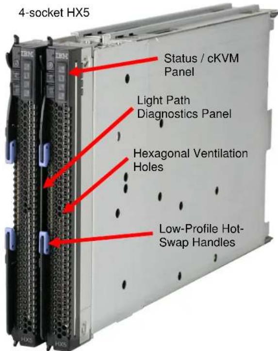 LENOVO eServer BladeCenter HX5 - Front View - 1