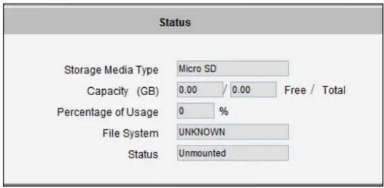 ACTi E610 - Status - 1