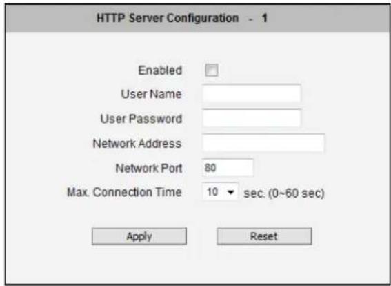 ACTi E610 - HTTP Server - 1