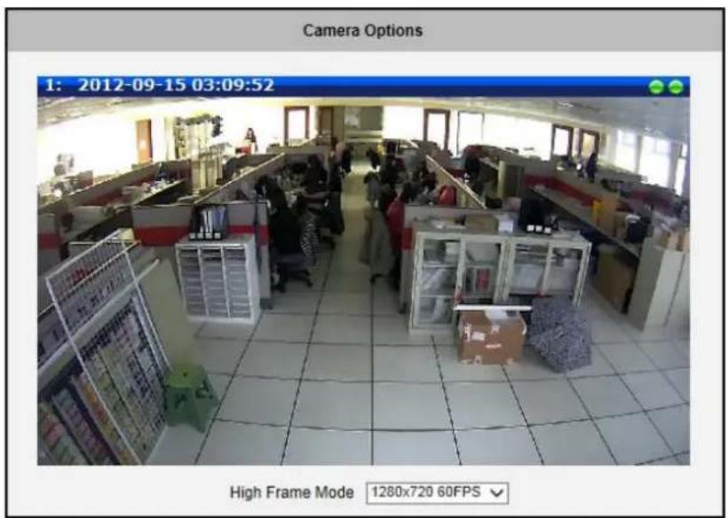 ACTi E610 - Camera Options of 1.3MP Cameras - 1