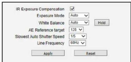 ACTi E610 - IR Exposure Compensation – Enabled - 1
