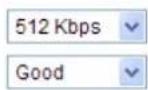 4XEM SD8111 - Video quality settings for stream 1 / stream 2 Advanced Mode - 2