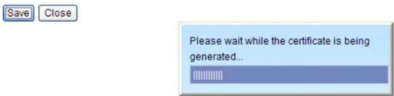 Save Close Please wait while the certificate is being generated...