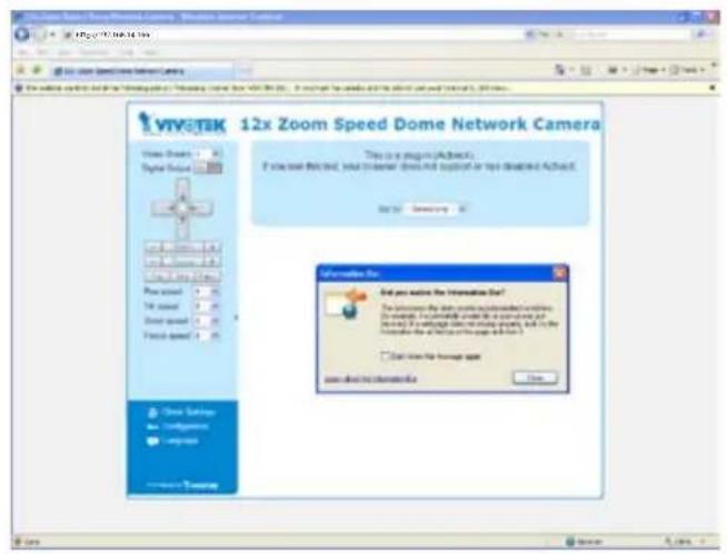 VIVETEK 12x Zoom Speed Dome Network Camera This is a program's ActiveX. For use the Dose, you can use the Dose and Use to use the ActiveX. Get it: Remove OK Information for: Are you notice the Information Set? The information is that we have been updated in this form. Do you use the Dose or Use to use the ActiveX, but it is not the Dose or Use to use the ActiveX. Start new for change up we used to change the ActiveX. Save... Cancel Help Help