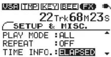 TEAC CD-BT2 - Setting the time display - 1