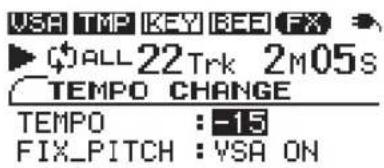 TEAC CD-BT2 - Changing playback tempo - 1