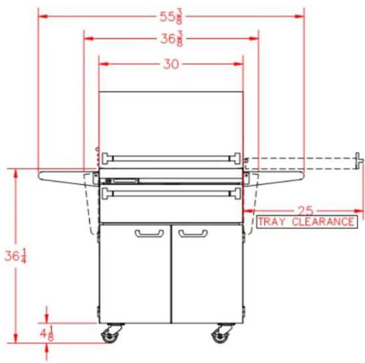 LYNX Sonoma LSMKF - CUTOUT SPECIFICATIONS - 1