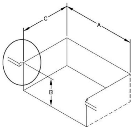 LYNX Professional LCS30F - EXTERIOR DIMENSIONS - 1