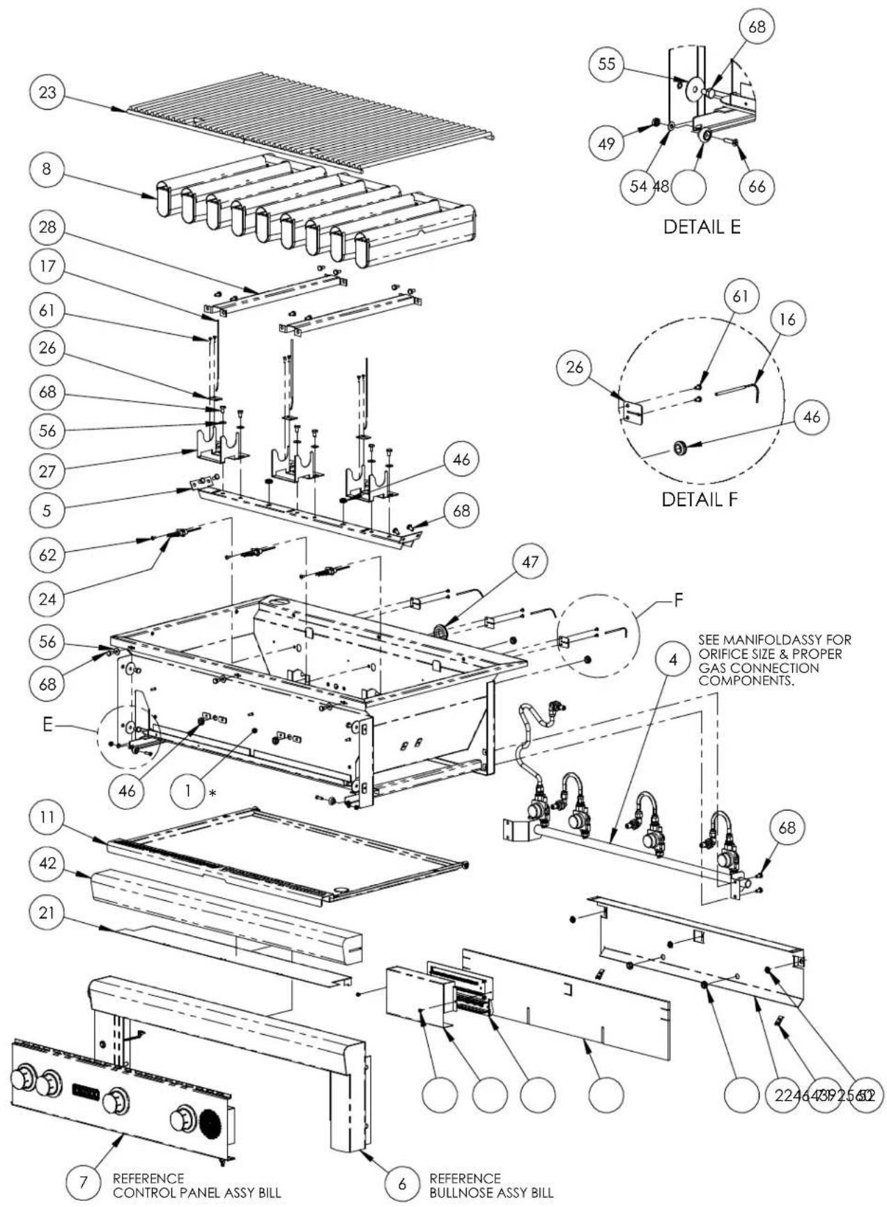 LYNX SmartGrill SMART30F - EXPLODED PARTS DIAGRAMS - 1