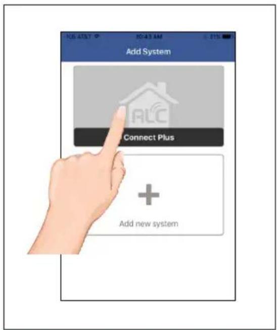 Add System Connect Plus + Add new system