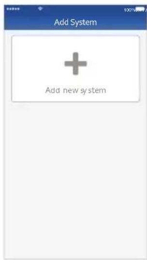 Add System + Add new system