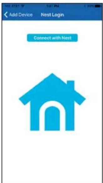 Add Device Nest Login Connect with Nest