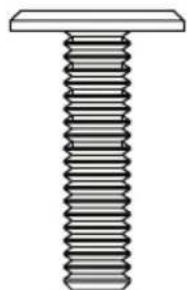 Peerless-AV DS-LEDTK-8S - 14-10 x 1.75 wood screw - 4