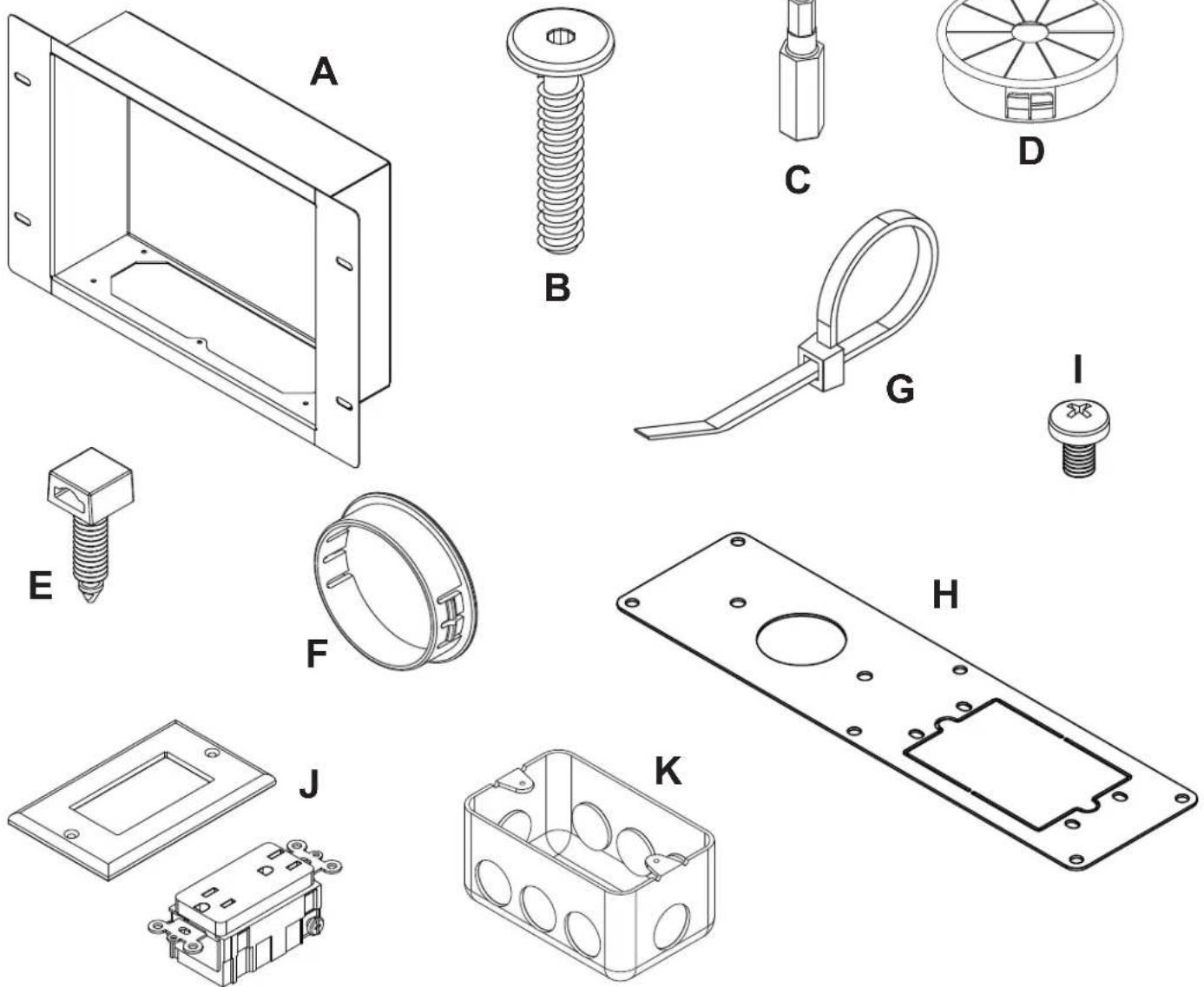 Peerless-AV IBA2AC-W - Table of Contents - 1