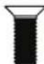 Peerless-AV DS-LEDTK-6S - 14-10 x 1.75 wood screw - 3