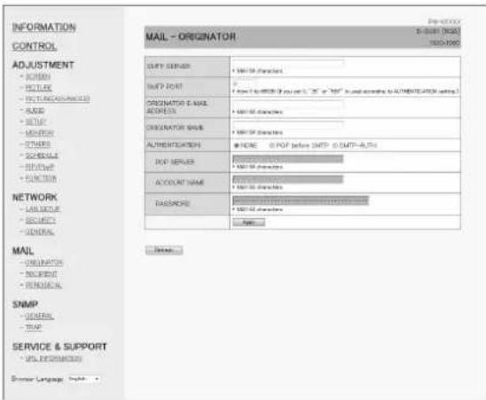 SHARP AQUOS Board PN--L603WA - ■ MAIL (ORIGINATOR) - 1
