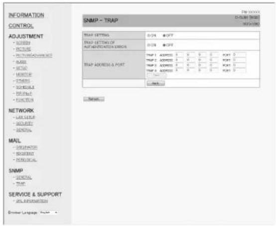 SHARP AQUOS Board PN--L603WA - SNMP - 2