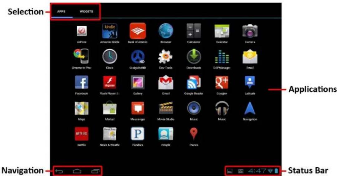 Storage Options Scroll Engage - - THE APPLICATIONS MENU - 1