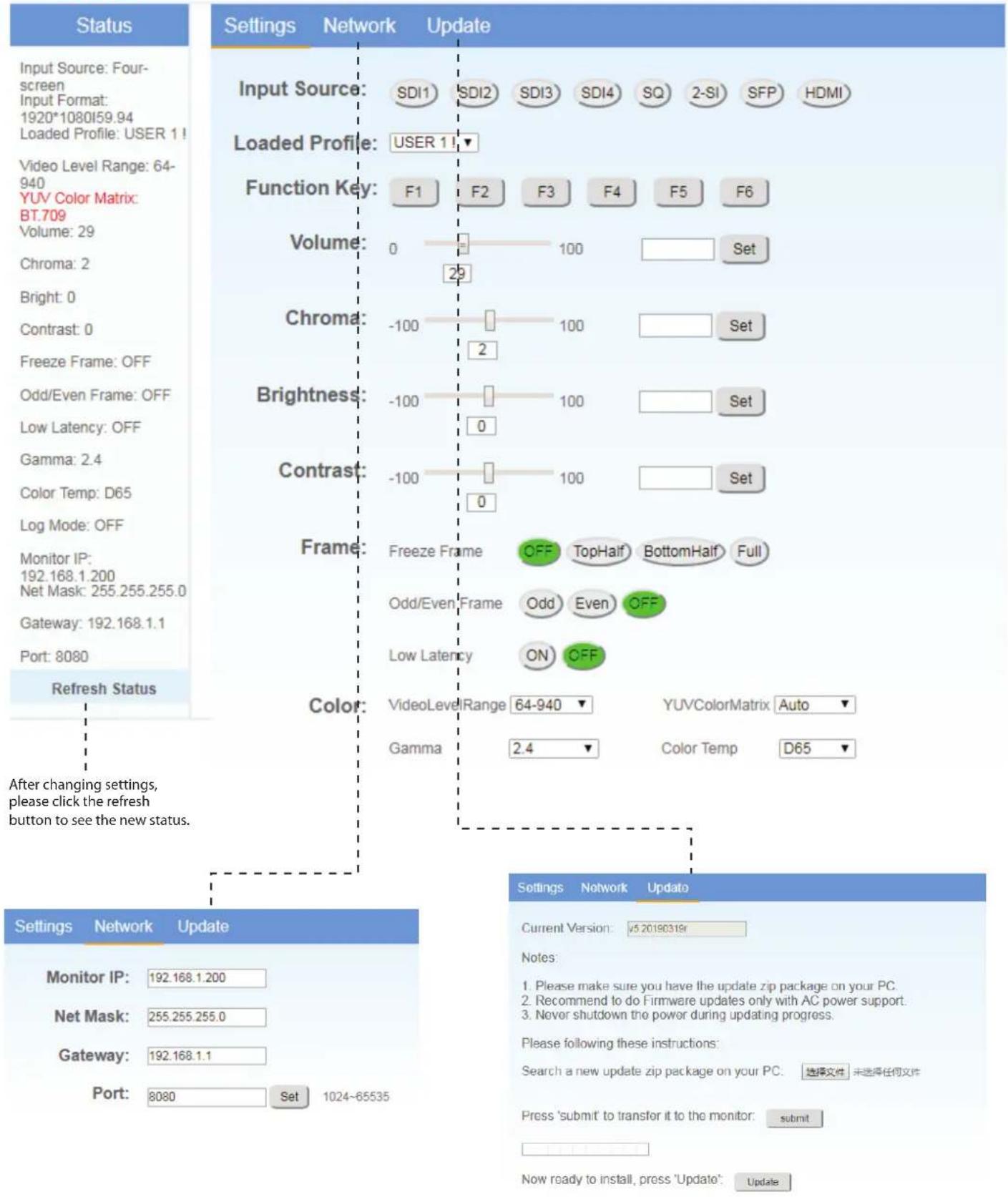 JVC DT-U31PRO - \*3 Webserver IP Control - 5