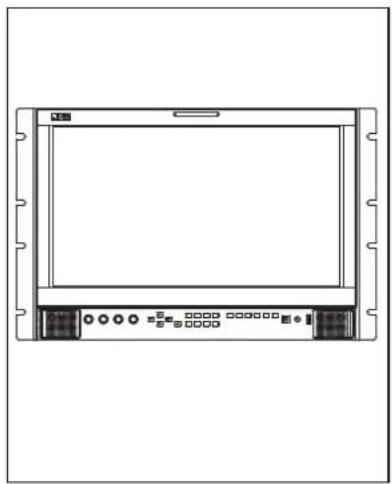 JVC DT-G27E - Using the monitor on 19" rack (Only DT-G17E) - 2