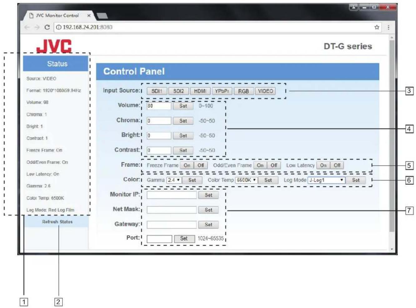 JVC DT-G27E - IP Setting - 4