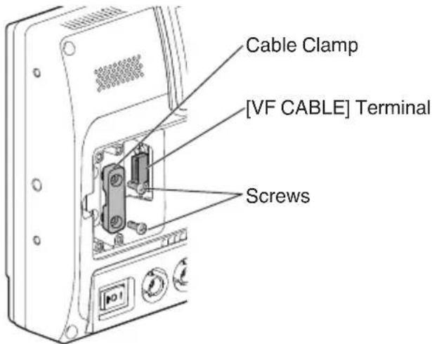 JVC VF-HP900 - Connecting the VF Cable - 2