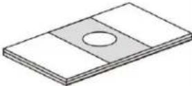 OWI AMPIC5 - The TB will work on a 2' X 4', 2' X 2' lay-in type ceilings. - 5