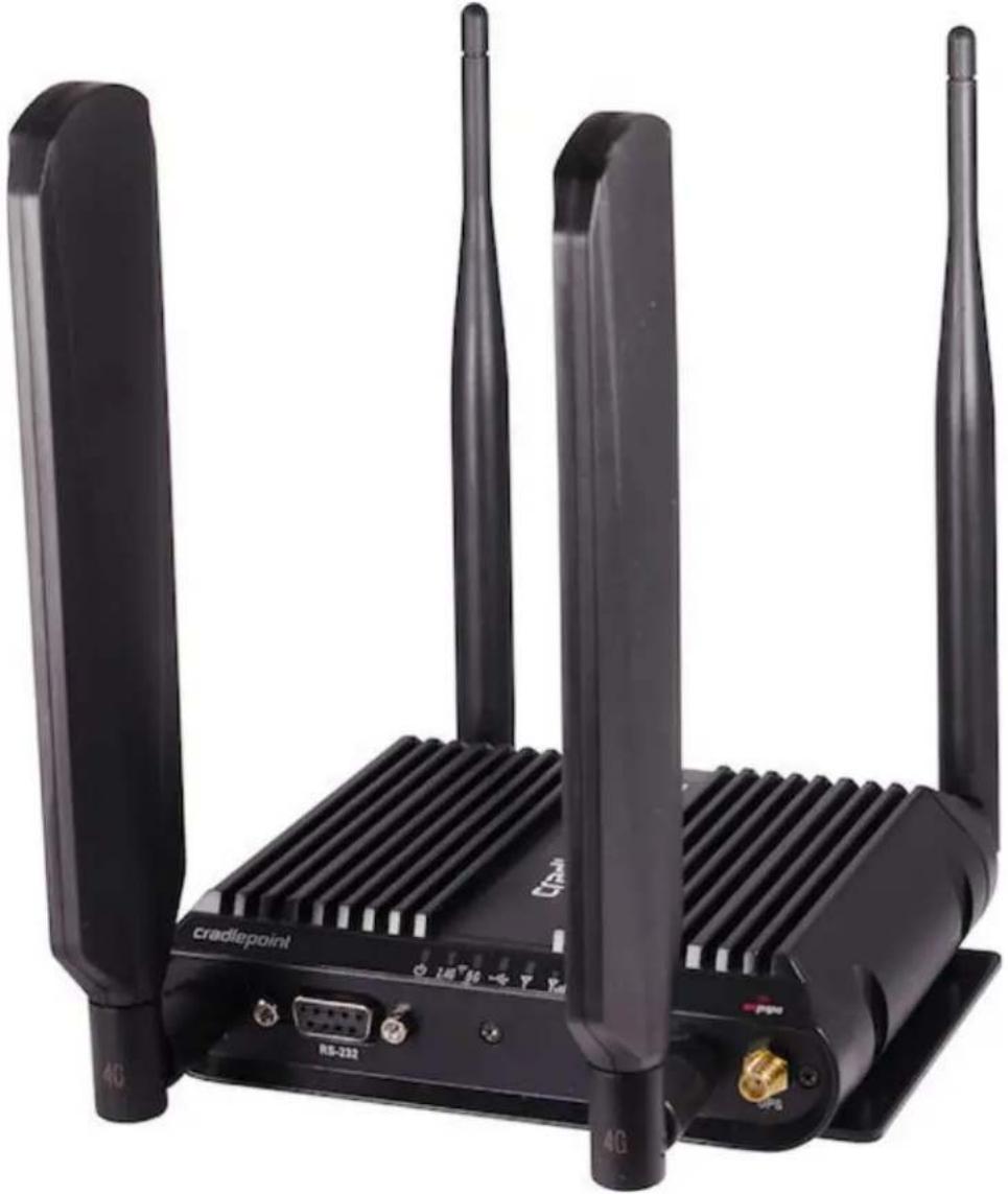 Cradlepoint IBR1150 - Attach modem/WiFi/GPS antennas. - 3