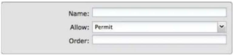 Name: Allow: Permit Order: