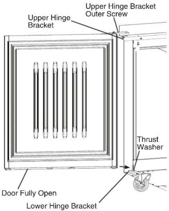 Hoshizaki CRMR72-D6 - Door Installation - 3