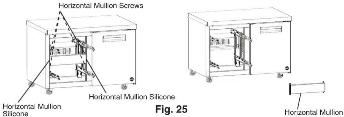 Hoshizaki CRMR72-D6 - Drawer and Drawer Frame Removal - 4