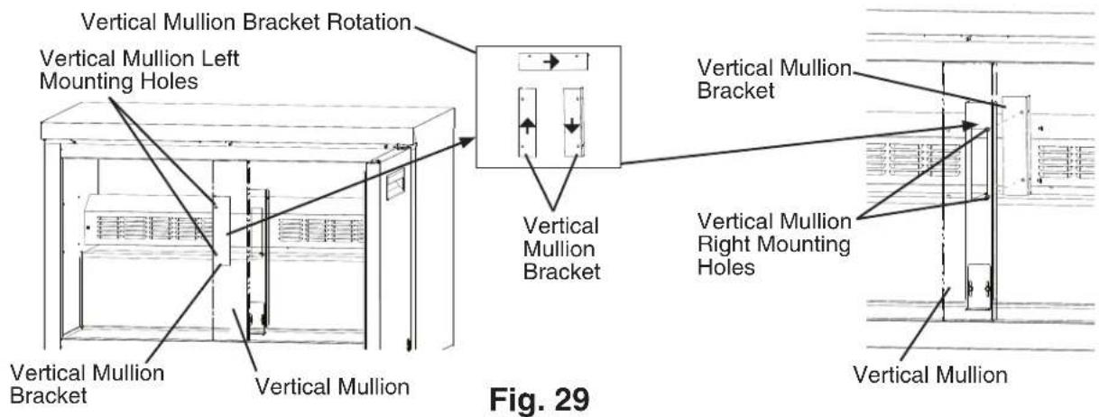 Hoshizaki CRMR72-D6 - Pilaster and Inner Brackets Relocation - 3