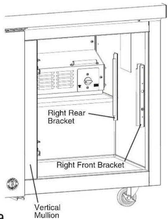 Hoshizaki CRMR72-D6 - Right Drawer Frame Relocation - 2