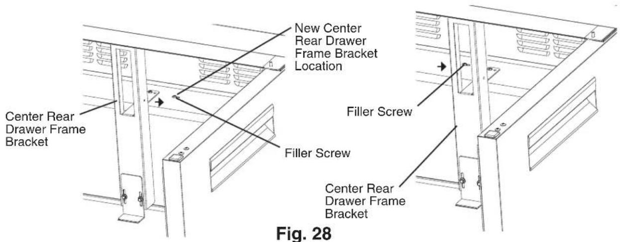 Hoshizaki CRMR72-D6 - Pilaster and Inner Brackets Relocation - 2