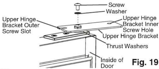 Hoshizaki CRMR72-D6 - Lower Door Prep and Upper Hinge Bracket Relocation - 2