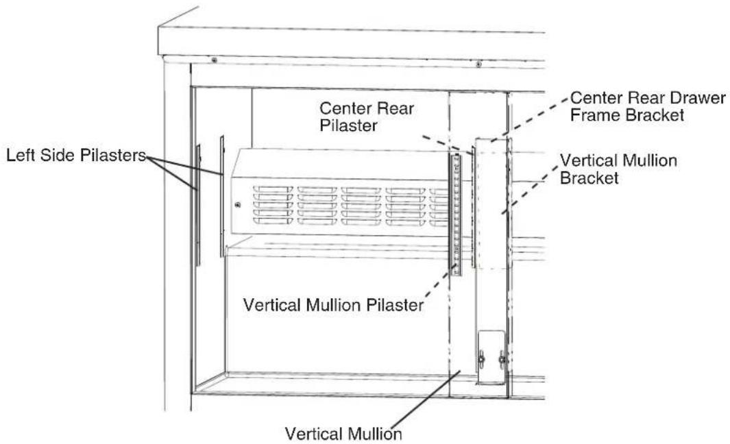 Hoshizaki CRMR72-D6 - Pilaster and Inner Brackets Relocation - 4