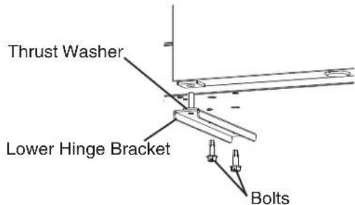 Hoshizaki CRMR60-D4 - Door Relocation - 4
