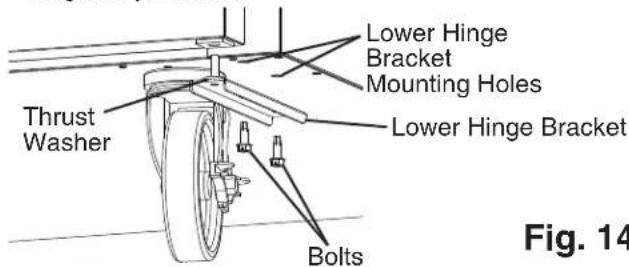 Hoshizaki CRMR60-D4 - Door and Lower Hinge Removal and Relocation - 3