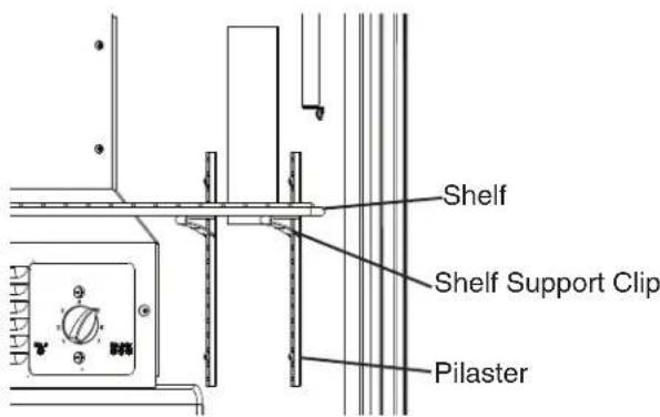 Hoshizaki CRMR60-D4 - Install the Shelves - 1