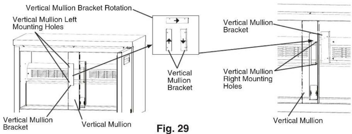 Hoshizaki CRMR60-D4 - Pilaster and Inner Brackets Relocation - 3