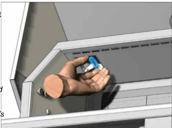 Alfresco ALXE-42SZCD - INSTALLING A NEW LIGHT BULB: - 1